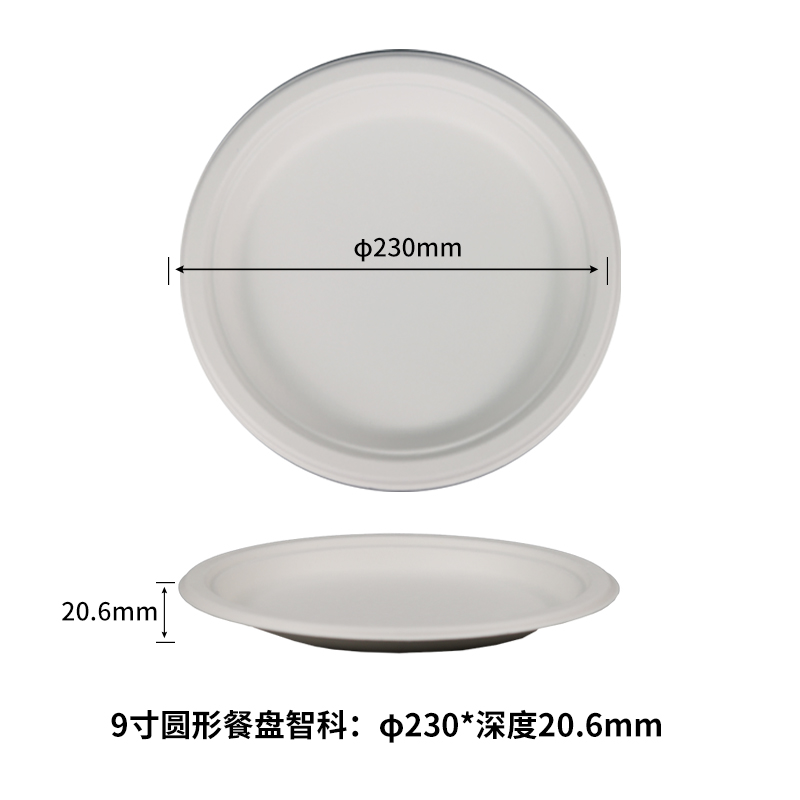9寸圆形餐盘Y